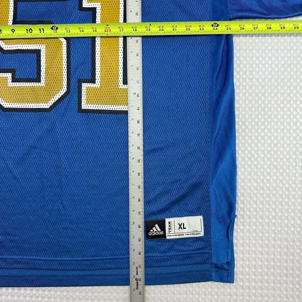 Adidas UCLA Bruins #51 NCAA Blue Football Jersey Size XL